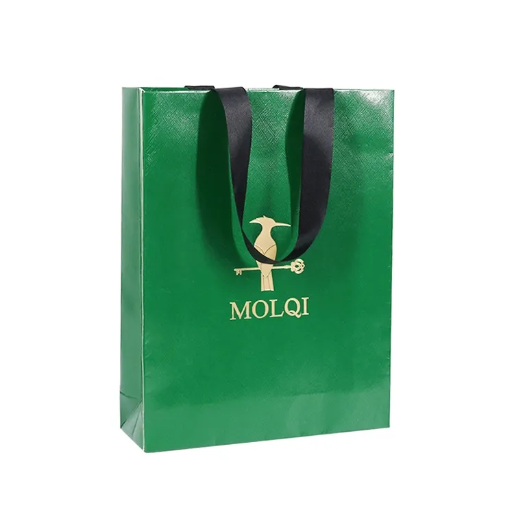 Luxury Boutique Gift Shopping Paper Bags with Handle