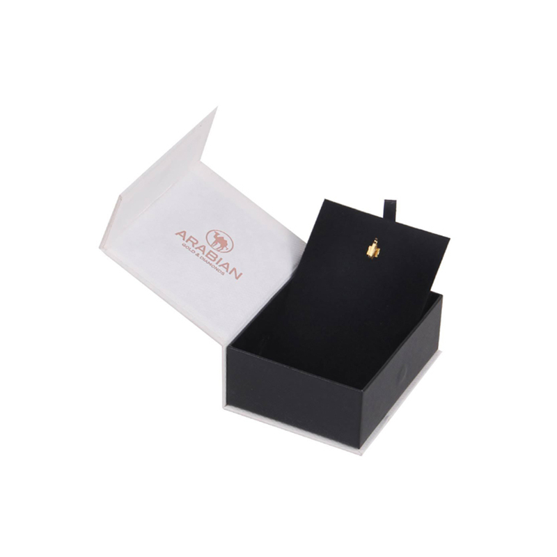 Customized Luxury Printed Magnetic Jewelry Packaging Box with Foam Insert