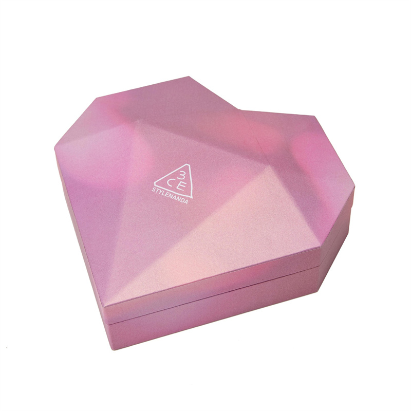 New Customized Large Heart Shaped Recycle Eco-Friendly Printed Paper Box for Cosmetic