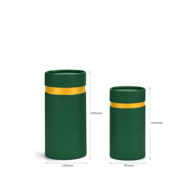 Food Grade Cardboard Cylinder Biodegradable Paper Tubes For Tea Packaging